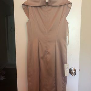 Ann Taylor Tan mid-length dress